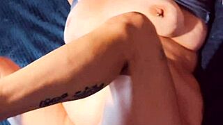 Trailer park MILF rides big black cock