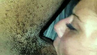 using horny white slut for cum on face interracial fun 😈