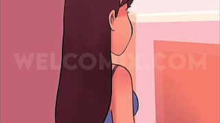 angel or devil, this slut loves teasing married men in naughty home animation