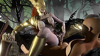 Malenia Rides in Forest Elden Ring Parody