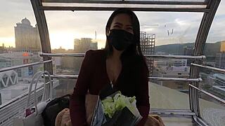 Surprising nina with a special valentine's day gift at home