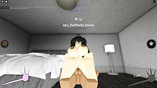 Roblox whore riding big black cock 😍