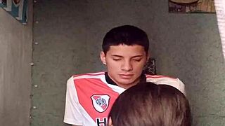 Soccer Player Gets Masturbated and Blowjob