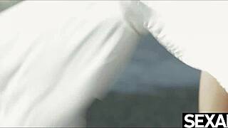 I watched two redheads lick pussies on the beach