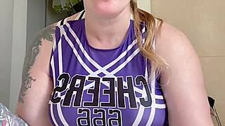 want extreme blowjob? horny blonde rides cock cowgirl, moaning loud.