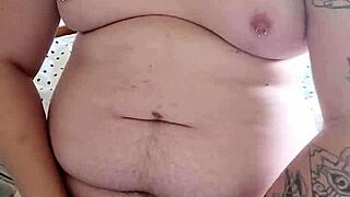 Fat Gay Dog Jerking Off To Relax