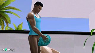 Yuki Behr - Transsexual Personal Trainer In 3D Cartoon Hentai