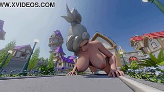 Mercy Outgrows Blizzard World Spawn!