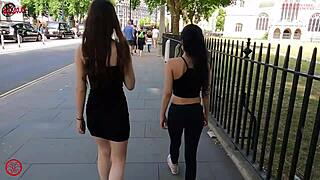 Flashing Pussy in London Publicly