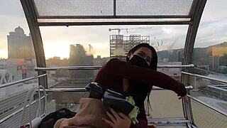 Surprising nina with a special valentine's day gift at home