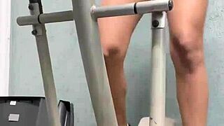 corajosa olha o que teve coragem na academia