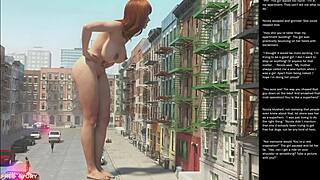 big apple small gesture in 3d cartoon sex 😏