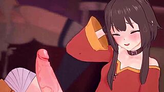 i love megumin n aqua fuckin with big cocks n asses in this hentai