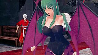 dude, morrigan sent us into a wild 3d world for a full hour of fantasy fking!