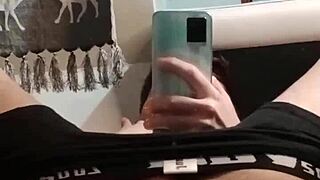 Hot Twink Charles Breaks His Ass With Big Dildo While Watching Himself