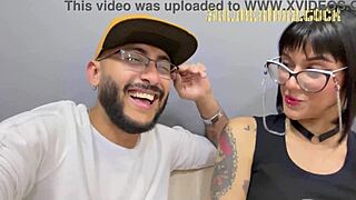 Beautiful Tattooed Girl's Porn Debut with Incredible Deepthroat Blowjob