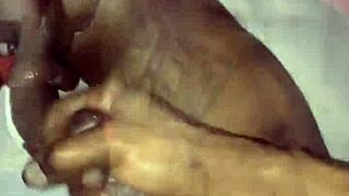 beastdatboss dicks down kashdaddydre smurfcream and kooda in after party orgy bareback black creampie