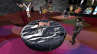 Exclusive dancing event at elite social club