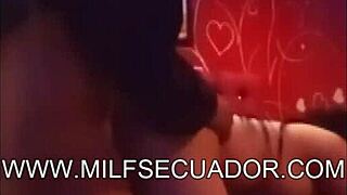 The milf grows bored of her old cuckold routine and seduces a young fan for wild fucking.