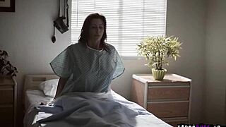 Bobbi Kneels for Orderly's Huge Cock in Wild 3some