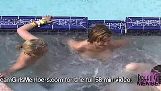 pussy eating and ass toying during spring break fun