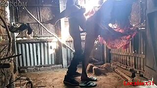 my wife gives outdoor blowjob, oops