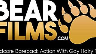 blindfolded avi strider jerks his monster cock solo in bearfilms