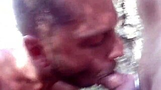 GAY CRUISING TURNS INTO PUBLIC GROUP BLOWJOBS WITH CUMSHOTS OUTDOOR