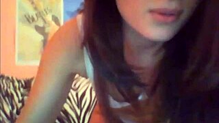 i watch sexy college girl rip clothes in teasing striptease on cam