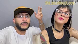 Beautiful Tattooed Girl's Porn Debut with Incredible Deepthroat Blowjob