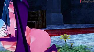 dude, morrigan sent us into a wild 3d world for a full hour of fantasy fking!