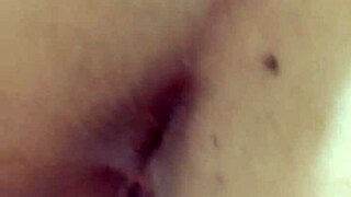 i'm fucking my wife hard with a dildo in doggy style