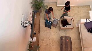 two hot lesbians fucking on vacation 😈