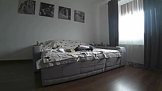 friend fucks my wife on the couch in anal cheating!