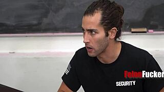 tempting thief's cock punished in the garage by felonfucker