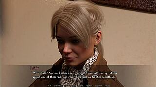 my step-cousin looks adorable nude in hentai game