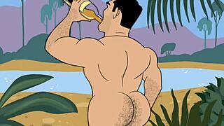 brazilian gay pornstar military drawings