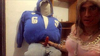 Imi Engages In Suggestive Solo Play As Transsexual Lady