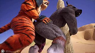wildlife - gay furrys yiff in anal assfucking action 🐺🍑