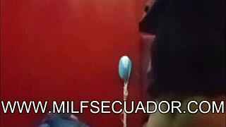 The milf grows bored of her old cuckold routine and seduces a young fan for wild fucking.