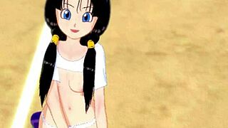 Videl Thanks You For Flying Lessons - Dragon Ball Z
