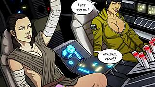 Rey Submits to Wookie Master