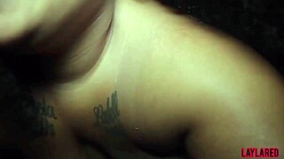 Ebony babe fucks big black cock camera man.