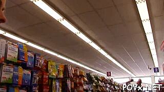 teen 18+ moans as her wet pussy gets fucked in pov