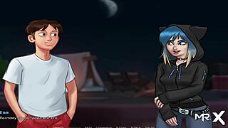 summertimesaga - peeping naked people through binoculars e1 78