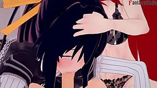 akeno himejima gets fucked in hs dxd ntr madness