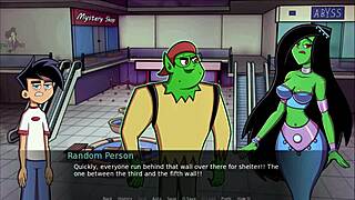 danny phantom gets green handjob in amity park