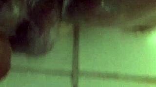 masturbating with my dildo in the shower