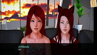 Intriguing Redhead With Big Tits In My New Family Scene