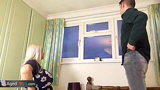 AgedLove young guy enjoys skilled blowjob from chubby mature lady